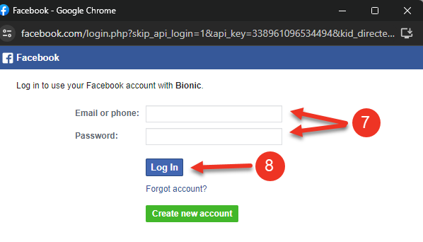 A screenshot of the login page for Facebook.