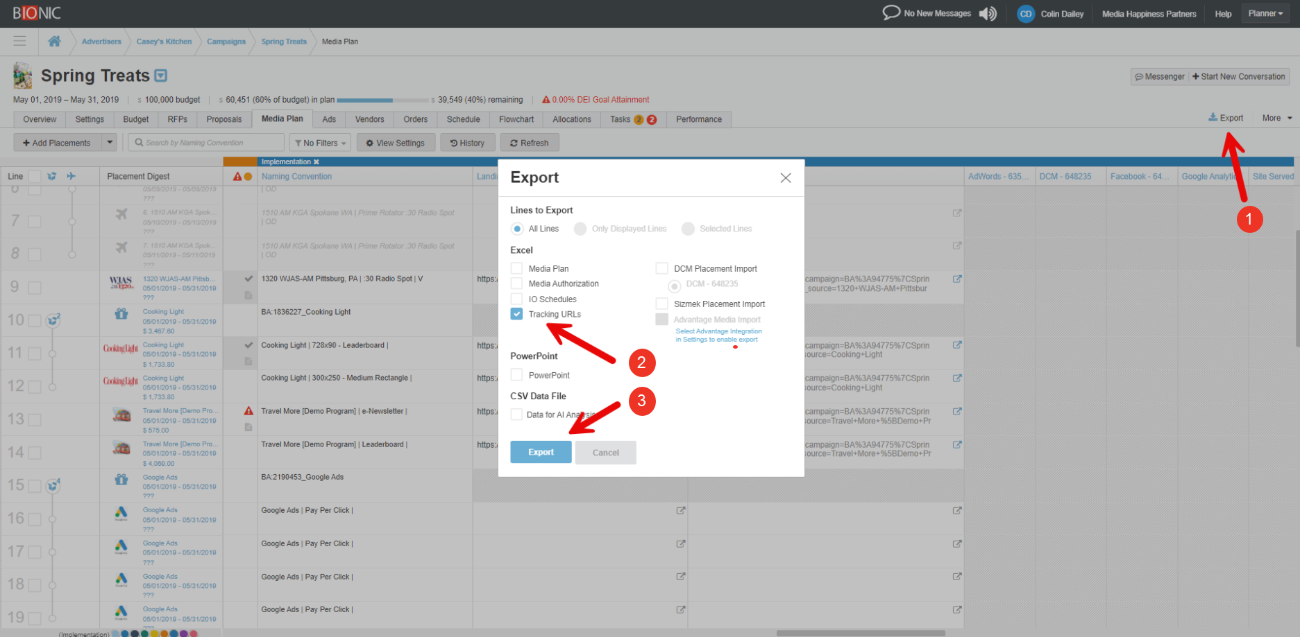 Generate Tracking URLs