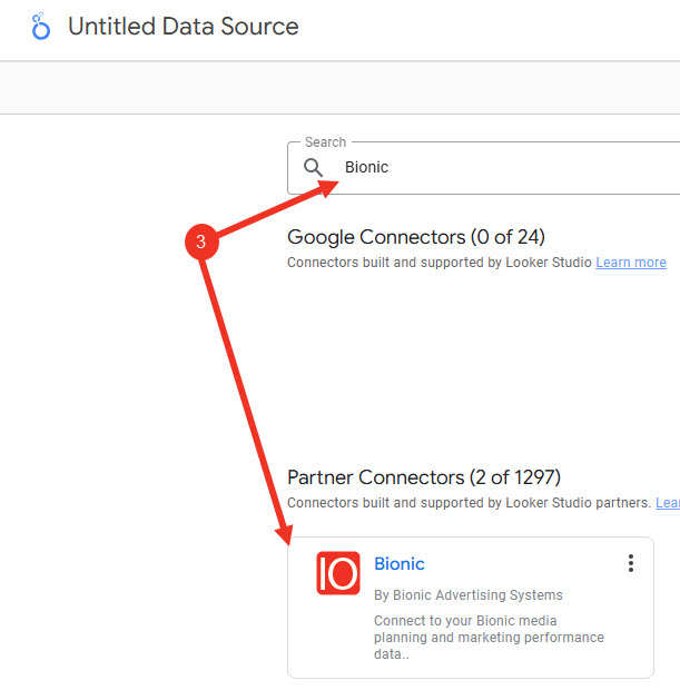 Screenshot of the Bionic Partner Connector