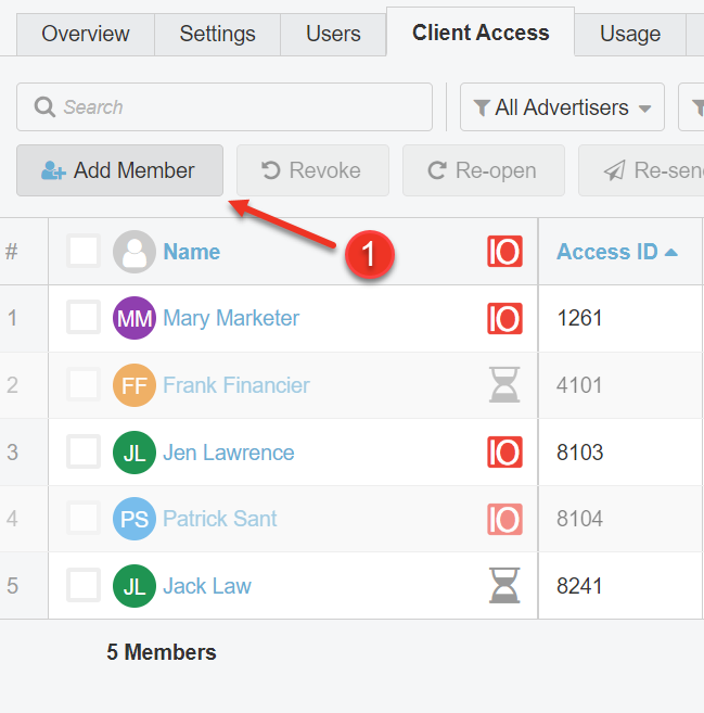 A screenshot of step 1 of how to add a user as explained on this page.