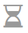 An hourglass icon depicting a pending user.