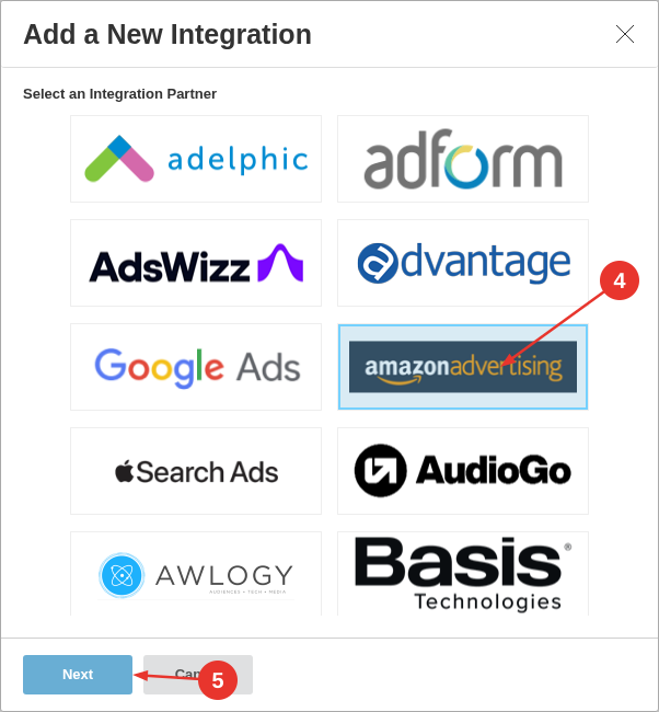 amazon-marketing-step1-add-integration-annotated