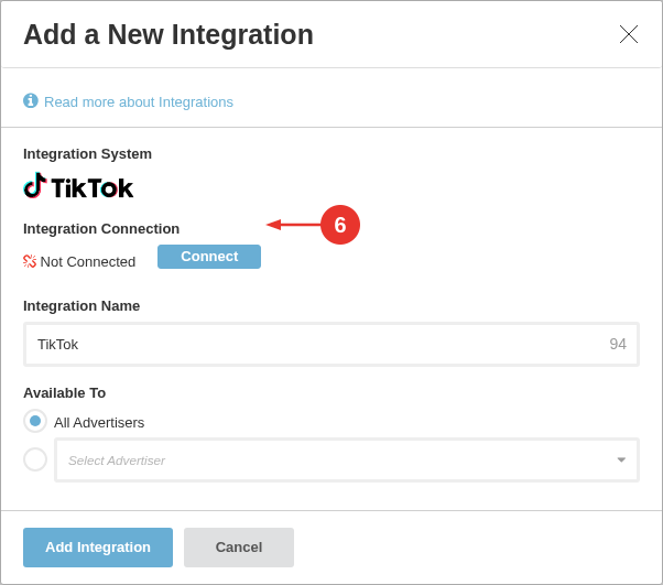 tiktok-step2-connect-integration-annotated